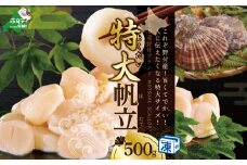 【10/1～寄付額改定】ホタテ の中の ほたて 野付漁協自ら加工だから 旨さ 訳あり ホタテ 野付産 冷凍 ホタテ 500g 特大 (  貝柱 ほたて ホタテ 北海道 別海町 帆立 大 海鮮 特大  訳あり ふるさとチョイス ふるさと納税 仕組み キャンペーン 限度額 計算 ランキング やり方 シミュレーション チョイスマイル 大容量 ）