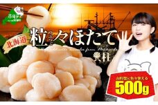 ★MH ほたて は別海町！【粒々ほたて】500g 冷凍 ほたて貝柱【MS000MH00】（ ほたて ホタテ 帆立 貝柱 北海道産ほたて 北海道産ホタテ 北海道産帆立 ほたて 帆立  訳あり 野付 ふるさと納税 ランキング 大容量 )