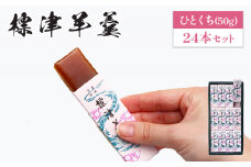 標津羊羹 一口サイズ50g×24本 羊羹 羊かん 標津羊羹 和菓子 お茶菓子 ようかん 金時豆 てんさい糖 ビート糖 スイーツ ひと口 お取り寄せ ギフト お土産 ふるさと納税 北海道 中標津町 中標津【2200301】