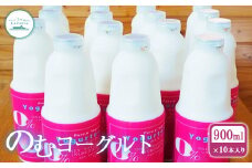 のむヨーグルト 900ml 10本 ヨーグルト 飲むヨーグルト 乳製品 健康 善玉菌 整腸 無添加 免疫力アップ 朝食 スイーツ デザート ふるさと納税 北海道 中標津町 中標津【1107201】