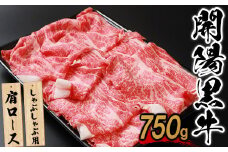 【しゃぶしゃぶ用】開陽黒牛肩ロース×750g【14002】