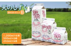 天のしずく　詰め合わせセットＢ(1000ml×6本・500ml×6本・250ml×6本,合計10.5L)　【51002】