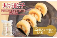 樹苞 なかしべつミルキーポーク 100％使用 お城餃子 12個 きぼう 餃子 ぎょうざ ギョーザ オンライン 申請 ふるさと納税 北海道 中標津 本格 中華 点心 飲茶 ミルキーポーク 簡単調理 絶品 グルメ 約3人前 中標津町【5300401】
