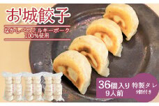 樹苞 なかしべつミルキーポーク 100％使用 お城餃子 36個 きぼう 餃子 ぎょうざ ギョーザ オンライン 申請 ふるさと納税 北海道 中標津 本格 中華 点心 飲茶 ミルキーポーク 簡単調理 絶品 グルメ 約9人前 中標津町【5300601】