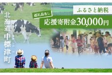 中標津町への応援寄附 30,000円(返礼品なし)【10006】
