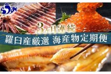 3か月連続定期便 羅臼産厳選 海産物 定期便 ホッケ ほっけ 干物 魚 イカ いか おつまみ いくら イクラ 秋鮭 ご飯のお供 北海道 羅臼町