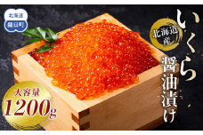 【9月発送】北海道産 いくら（鮭卵）醤油漬け 大容量400g×3個(200g×6パック)国産 小分けパック イクラ 海鮮丼 ギフト 贈り物 魚介類 魚介 海産物 鮭 シャケ しゃけ 生産者 支援 応援