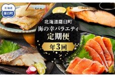 年3回！北海道羅臼町 海の幸バラエティ定期便 鮭（シャケ） 鱈（たら）お魚詰め合わせ 生産者 支援 応援