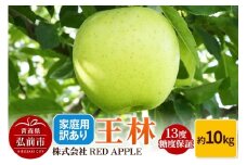 【25年12月発送】りんご 13度糖度保証【訳あり】家庭用 王林 約10kg【レビューキャンペーン】