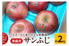 【25年11月～発送】りんご サンふじ 約2kg【家庭用】【レビューキャンペーン】