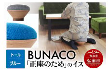 BUNACO「正座のため」のイス（トール）ブルー 1個【レビューキャンペーン】