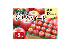 ＜黒石市産＞糖度13度以上保証!シナノスイート訳アリ家庭用約5kgりんご ※離島・沖縄は配送不可【1521294】