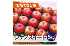 ＜25年12月より順次発送＞平均糖度13度以上! シナノスイート 約5kg おもてなし用【1611300】