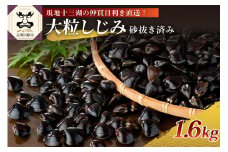 津軽十三湖産 大粒しじみ冷凍1.6kg （冷凍・砂抜き済）