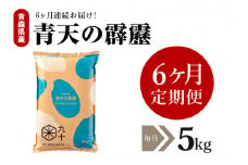 【定期便 6ヶ月】 米 青天の霹靂 5㎏ 青森県産 【特A 8年連続取得】（精米）