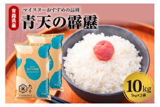 米 青天の霹靂 10kg 青森県産 【特A 8年連続取得】（精米・5kg×2袋）