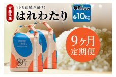 【定期便9ヶ月】はれわたり 10kg（精米・5kg×2）