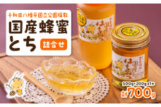 国産蜂蜜とち詰合せ(200g・500g)【1112809】
