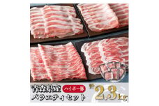 青森県十和田市産豚バラエティセット2.3kg【1480303】