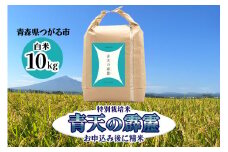 青天の霹靂 (特別栽培米) 白米10kg 令和6年産 青森県産米 [お申込み後に精米]｜2024年産 つがる市 お米 米 こめ へきれき 白米 精米 特栽米 ブランド米 [0760]