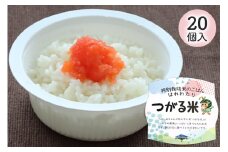 特別栽培米のパックごはん はれわたり「つがる米」20個入り｜パックご飯 ごはん お米 白米 はれわたり 時短 キャンプ お手軽 青森県産米 特別栽培 防災 備蓄 [0792]