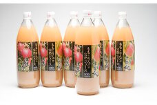 津軽のももとりんごの完熟ジュース1L×6本