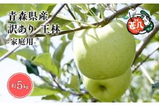 【１～4月発送】青森県産 訳あり 家庭用 甚八りんご 王林 5kg 【マルジンサンアップル】青森 青森県産 平川 りんご リンゴ 林檎 くだもの 果物 フルーツ