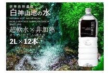 白神山地の水2L×12本