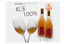 りんごジュース 青森 完熟 紅玉 りんごのジュース 720ml×2本 セット 風丸農場 無添加 りんご ジュース 100% ストレート アップルジュース フルーツジュース 果物ジュース 瓶 フルーツ 果物 飲料 リンゴ 林檎 青森県産 青森県