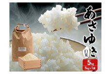 新米 令和7年産 あさゆき 白米 5kg 1袋 米 精米 こめ お米 おこめ コメ ご飯 ごはん 令和7年 H.GREENWORK 青森 青森県 鯵ヶ沢町 