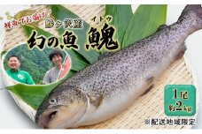 鮮魚でお届け！鰺ヶ沢産「幻の魚イトウ」1尾 約2kg ※配送地域限定