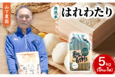 米 令和7年産 はれわたり 無洗米 5kg 1袋 白米 こめ お米 おこめ コメ ご飯 ごはん 令和7年 山下農園 青森 青森県 鯵ヶ沢町 