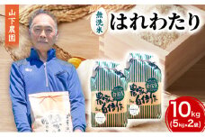 米 令和7年産 はれわたり 無洗米 10kg (5kg×2袋) 白米 こめ お米 おこめ コメ ご飯 ごはん 令和7年 山下農園 青森 青森県 鯵ヶ沢町 