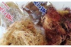 青森えご草 えご黒晒 70g えご白晒 50g えご 晒えご もちもち 磯の香り サラダ 刺身 酢の物 えご草 乾燥 青森県 深浦町