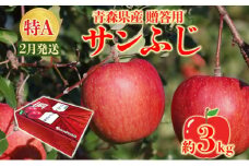 サンふじ 約3kg 贈答用 特A 特選 2月発送 化粧箱入 りんご 林檎 リンゴ 果物 フルーツ くだもの 旬 青森県産 お取り寄せ 贈り物 プレゼント 人気 東北 名産 産地直送 常温 青森県 西目屋村 