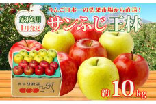 【1月発送】 家庭用 サンふじ 王林 約10kg りんご 林檎 リンゴ 果物 フルーツ くだもの 旬 青森県産 お取り寄せ 詰め合わせ セット 常温 産地直送 送料無料 青森県 西目屋村