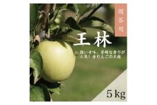 ＜贈答用＞藤崎町産りんご　王林約5kg(12～20個)【1031230】