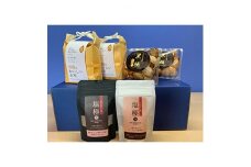 お米450g×2・ニンニク塩 2種×各1袋・黒ニンニク100g×2パック(C)【1110059】