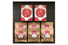 りんごケーキ(45g×3本入り×2箱)とロースト大豆3種(50g×6袋)詰め合わせ【1116163】