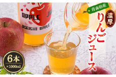 オリジナルりんごジュース　1000ml×6本【1143327】