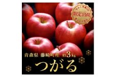 サンつがる ご家庭用 約3kg 青森りんご【1147283】