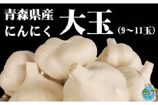 J-04　青森県産　にんにく　大９玉～１１玉（約１Kg）