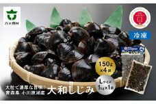 青森県 小川原湖産 冷凍 大和しじみ Lサイズ  1.4㎏（150g×4パック、1kg×1パック）