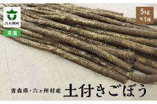 《先行予約》2025年11月中旬～発送開始　ごぼう　5㎏×1箱　Mサイズ 18～22本