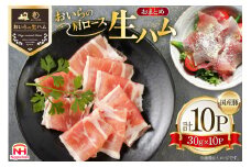 生ハム おいらの生ハム 肩ロース 30g 10p セット [日本ハムマーケティング 青森県 おいらせ町 oi02ayo820000] ハム 日本ハム 日ハム 小分け サラダ おつまみ