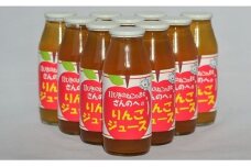りんごジュース（ストレート）180ml×10本【11ぴきのねこラベル】【丸末果樹農園(株)】