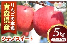 りんご【シナノスイート】約5kg（12～20玉）【2025年産・先行予約】★2025年10月中旬～11月中旬頃まで発送予定★ りんご 林檎 リンゴ 国産 シナノスイート フルーツ 果物 贈答 土産 青森県 三戸町 H2855