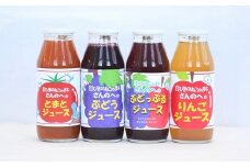 【11ぴきのねこラベル】ストレートジュース180ml・4種10本贅沢セット【丸末果樹農園(株)】