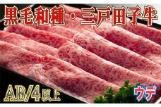 【黒毛和牛A4・B4等級以上】「三戸田子牛」ウデスライス380g