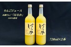 りんごジュース「はるか」720ml×2本セット ★数量限定★【山田仁志】